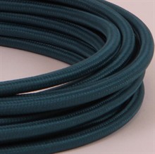 Petrol green textile cable